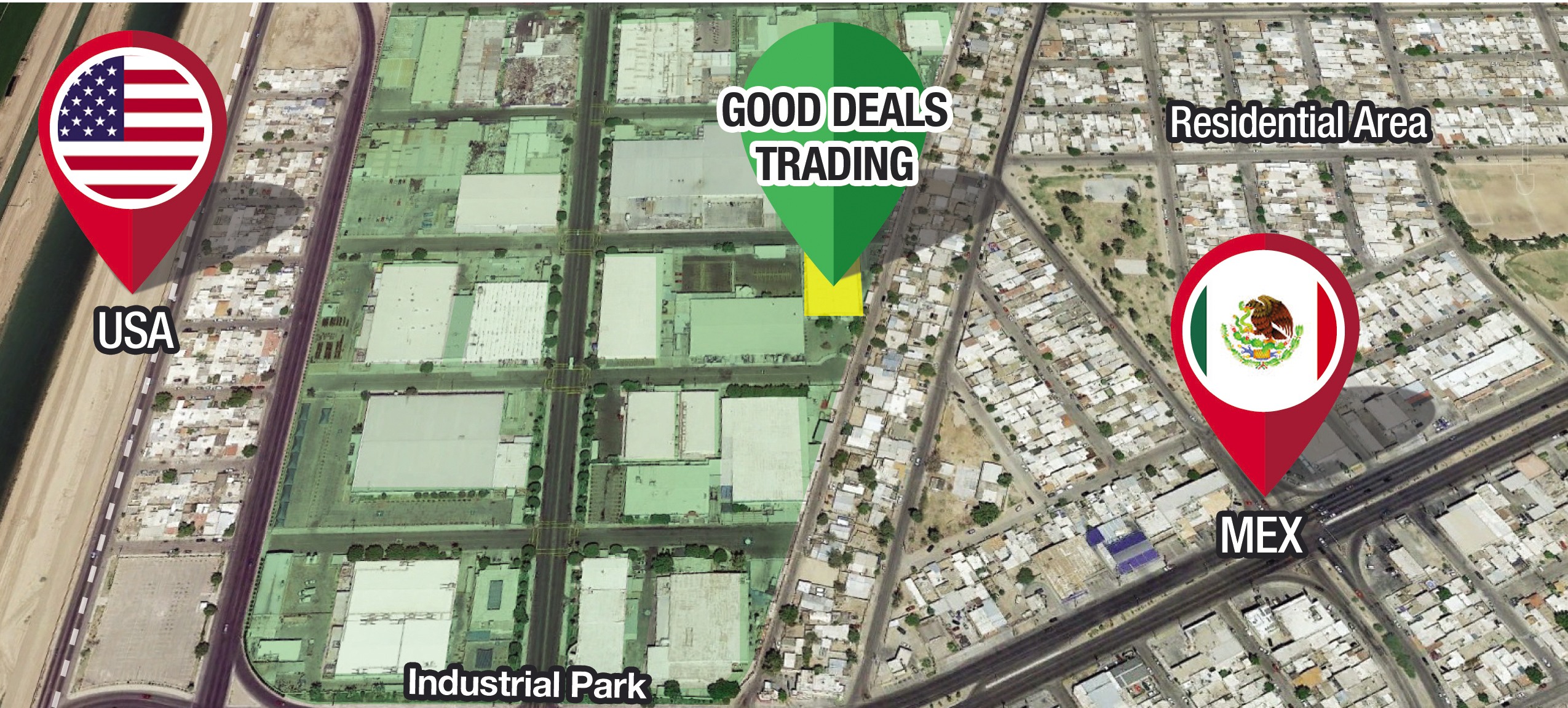 Good Deals Trading Location - PIMSA Industrial Parks in Mexico