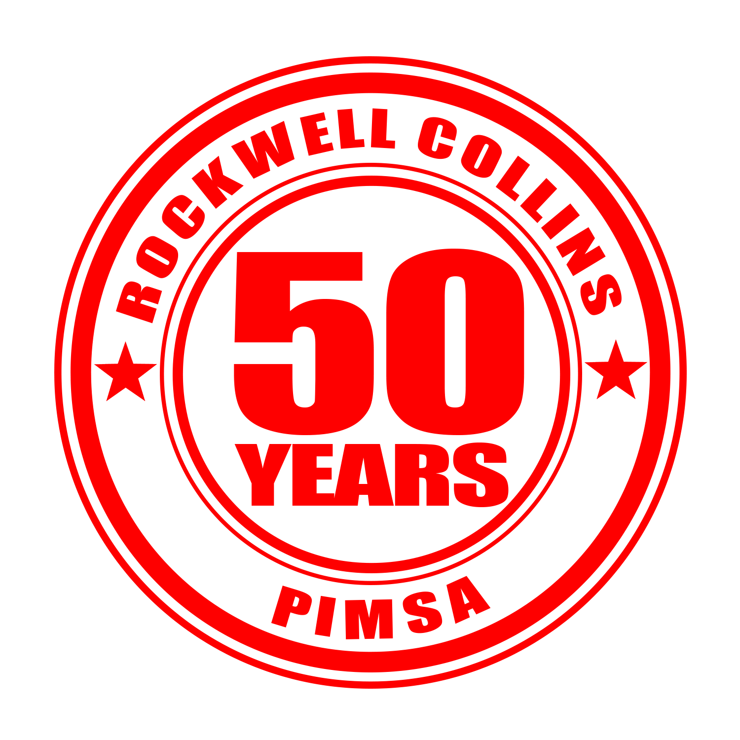 ROCKWELL SELLO PIMSA 50YEARS