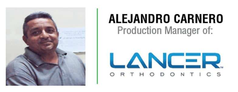 ALEJANDRO CARNERO - PRODUCTION MANAGER OF LANCER - PIMSA INDUSTRIAL PARKS IN MEXICO