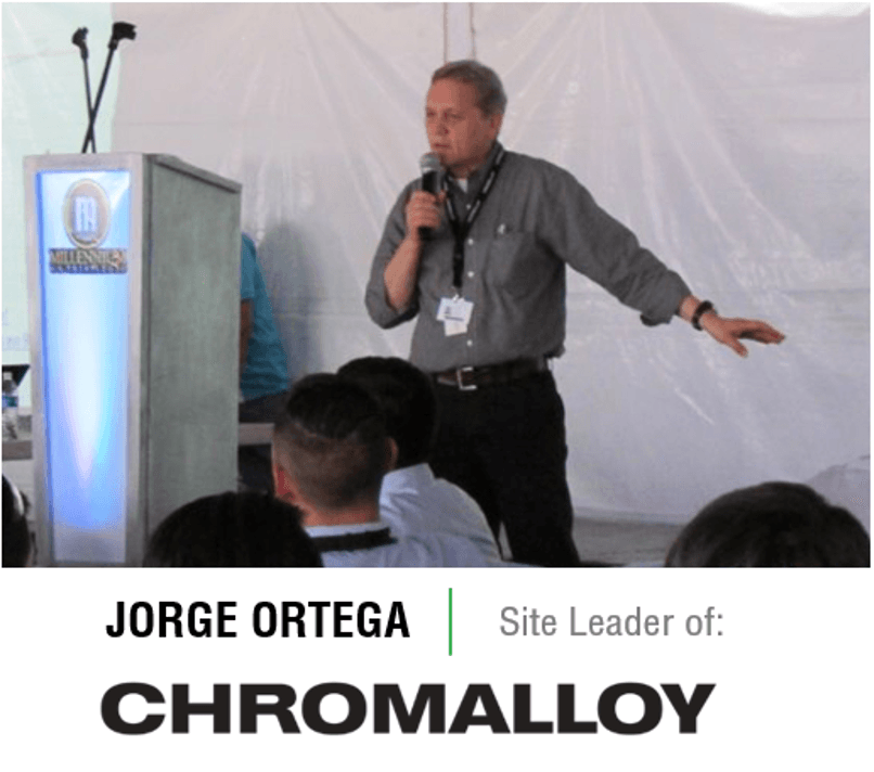 Jorge Ortega - site leader - Chromalloy